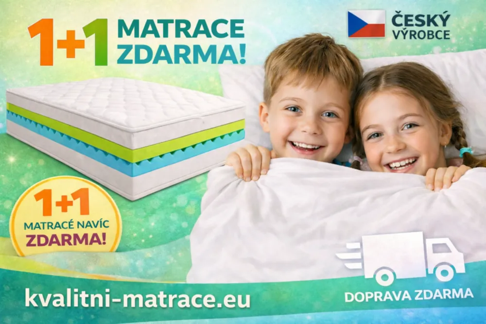 Matrace 90×200 v akci 1+1 zdarma (kvalitni-matrace.eu)